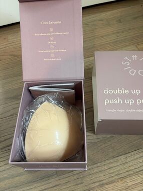 Nood Double Up Push Up Pads - Nude Silicone Bra Inserts